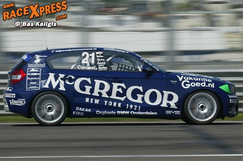 Tim Coronel snelt naar pole